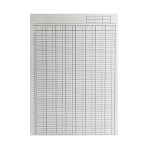 Q-Connect 8-Column Analysis Pad A4 KF01082