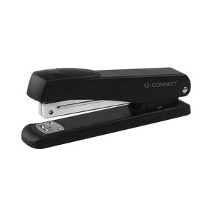 Q-Connect Full Strip Metal Stapler 20 Sheet Black KF01231