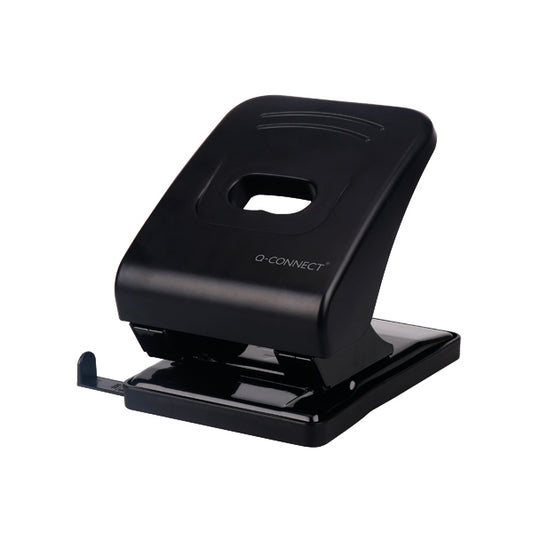 Q-Connect Heavy Duty Hole Punch 40 Sheet Black KF01236