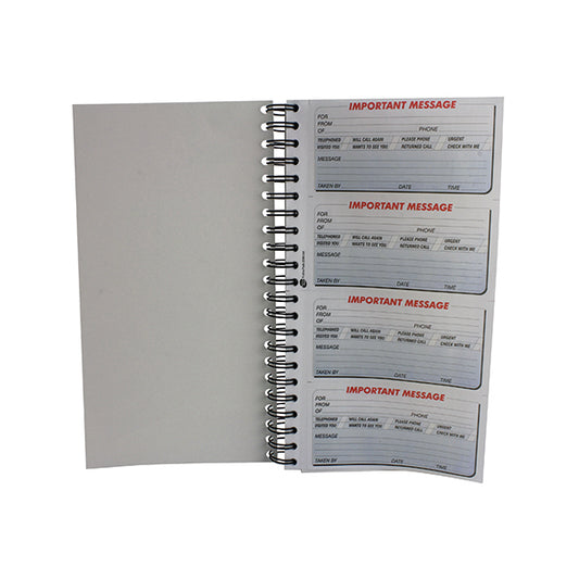 Q-Connect Duplicate Telephone Message Book 400 Messages KF01336