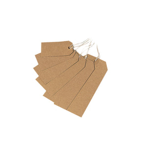 Strung Tag 70x35mm Buff (Pack of 1000) KF01596