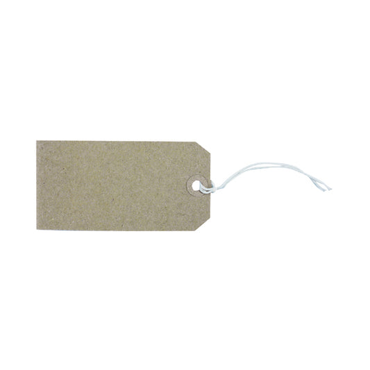 Strung Tag 120x60mm Buff (Pack of 1000) KF01600