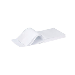 Q-Connect 11x9.5 Inches 2-Part NCR White and Pink Plain Listing Paper (Pack of 1000) KF02708