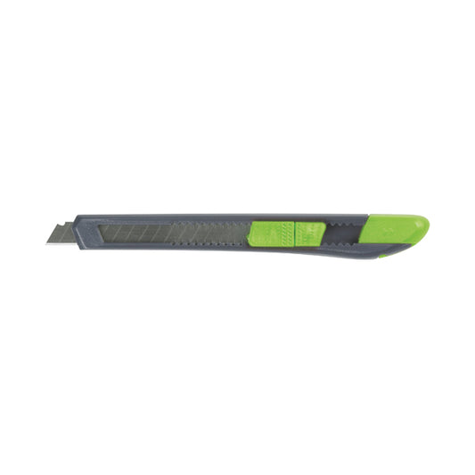 Q-Connect Light Duty 9mm Cutting Knife Black/Green 120BC