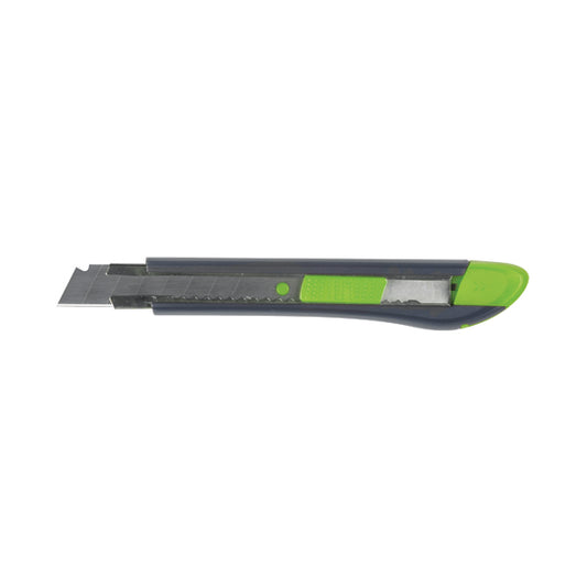 Q-Connect Heavy Duty 18mm Cutting Knife Black/Green 68BC