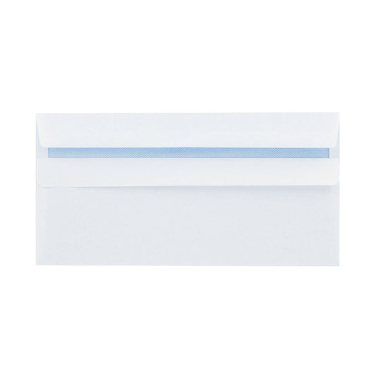 Q-Connect DL Envelopes Recycled Self Seal 100gsm White (Pack of 500) KF3504