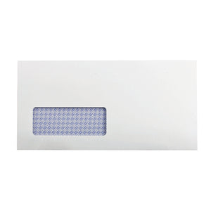 Q-Connect DL Envelopes Window Recycled Self Seal 100gsm White (Pack of 500) KF3505