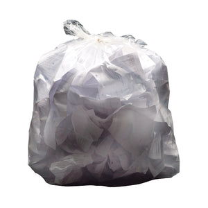 2Work Medium Duty Refuse Sack Clear (Pack of 200) KF73377