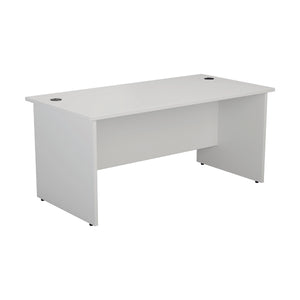 Jemini Rectangular Panel End Desk 1200x800x730mm White KF804376