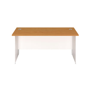 Jemini Rectangular Panel End Desk 1400x800x730mm Nova Oak KF804727