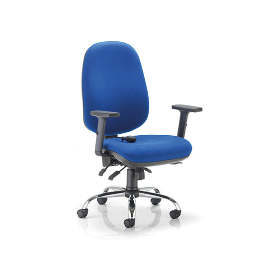 Arista Aire High Back Ergonomic Chair 675x580x1035-1230mm Blue KF90571