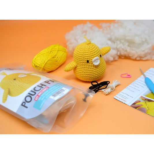 Knitty Critters Pouch Pals - Colin The Chick