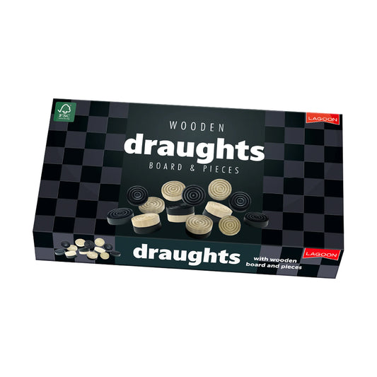 Wooden Draughts Game