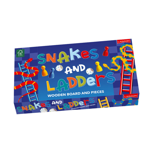 Snakes and Ladders - Wooden Game