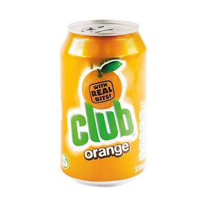 Club Orange Soft Drink 330ml Can (Pack of 24) 382546