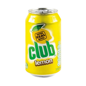 Club Lemon Soft Drink Can 330ml (Pack of 24) 382568