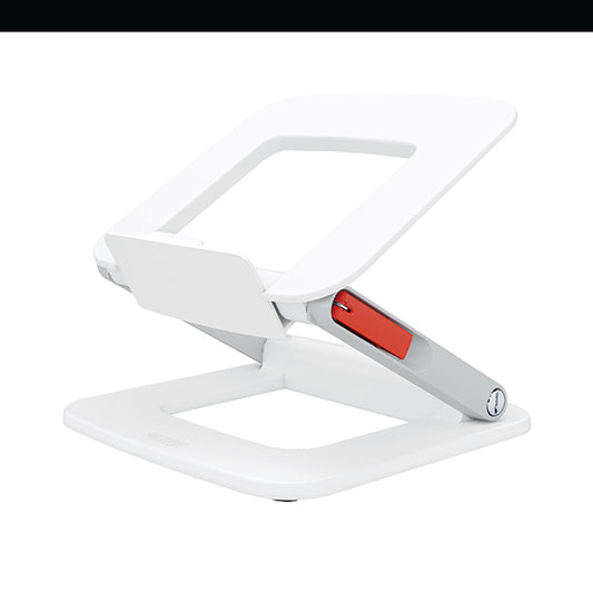 Leitz Ergo Adjustable Multi-Angle Laptop Stand White 258x45x253mm 64240001