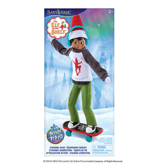 Elf on the Shelf MagiFreez - Holly Jolly Ollie Skateboarder