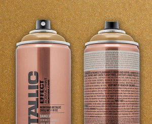 Montana Metallic EFFECT Spray Paint - Metallic Gold (EMC1050)