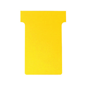 Nobo T-Card Size 2 48 x 85mm Yellow (Pack of 100) 2002004