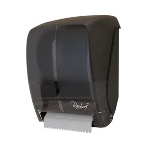 Raphael Mechanical Hands Free Roll Towel Dispenser Smoke MHFSMORA