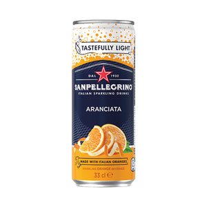 San Pellegrino Aranciata Orange 330ml Can (Pack of 24) 12516073