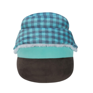 Squishmallows 7.5 Inch - Luna the Black Penguin with Teal Hat