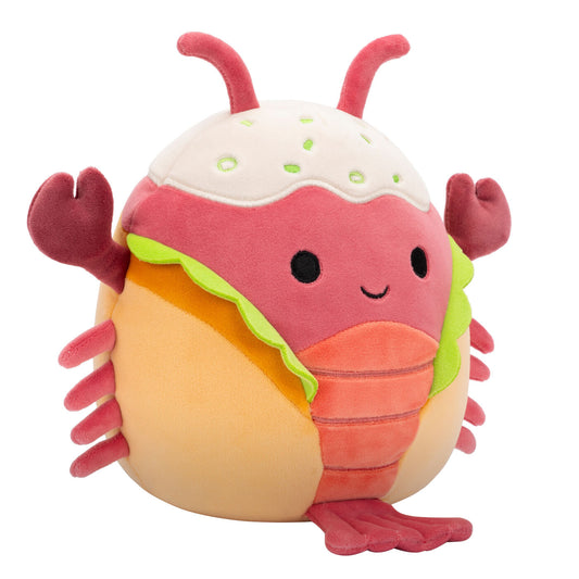 Squishmallows 7.5 Inch - Lorono the Red Lobster in Lobster Roll