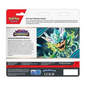 Pokémon Scarlet & Violet Twilight V6 Masquerade 3 Booster Packs