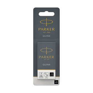 Parker Quink Permanent Ink Cartridge 12x5 Black  (Pack of 60) S0881570