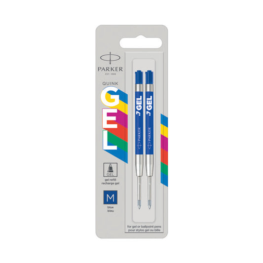 Parker Jotter Original Gel Pen Refills Blue (Pack of 2) 2136210