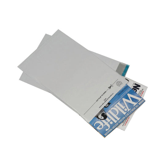 GoSecure Envelope Lightweight Polythene 595x430mm Opaque (Pack of 100) PB11129