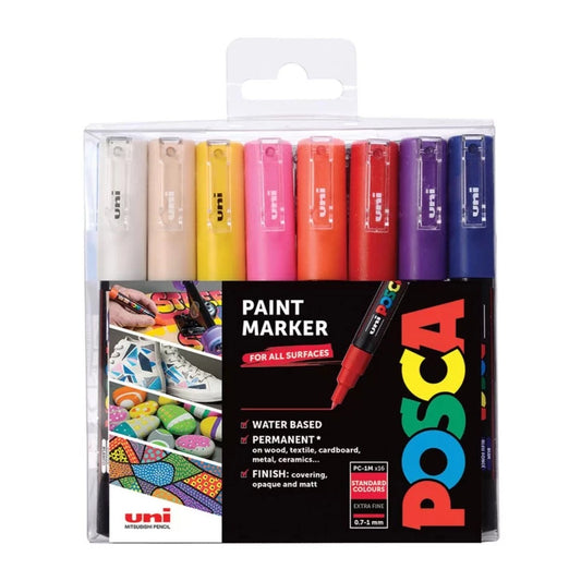 Uni Posca Paint Marker Art Pen Posca Set Unique Sets Gift Colours Any  Surface