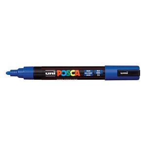 uni Posca PC-5M Medium Bullet Tip Paint Marker Blue