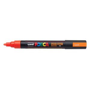 uni Posca PC-5M Medium Bullet Tip Paint Marker Fluorescent Orange