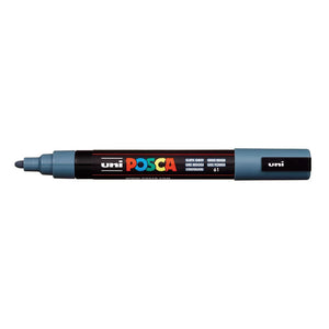 uni Posca PC-5M Medium Bullet Tip Paint Marker Slate Grey