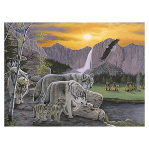 Painting By Numbers Junior Large - Path Of The Wolf Spirit