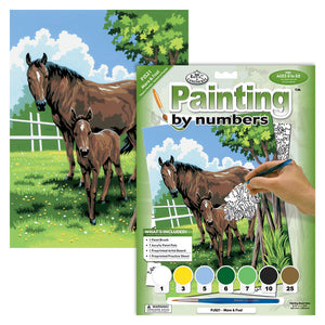 Painting By Numbers Junior Small - Mare & Foal