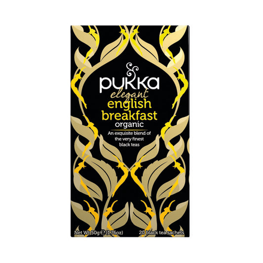 Pukka Elegant English Breakfast Fairtrade Tea (Pack of 20) P5050