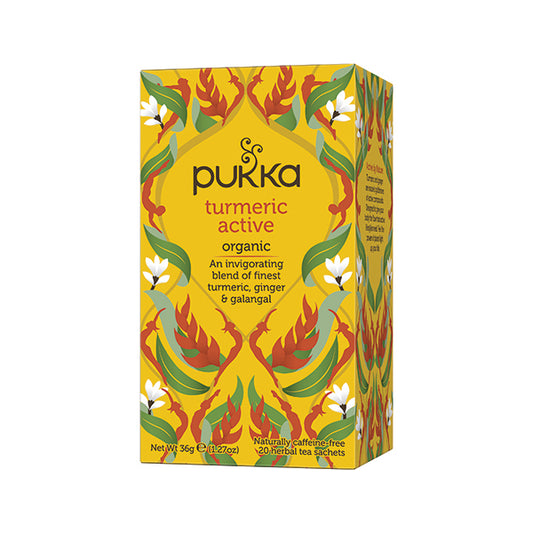 Pukka Turmeric Active Tea Bags Organic (Pack of 20) 45060519140751