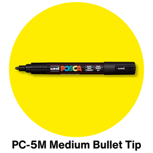 Posca Paint Marker Medium PC-5M Fluorescent Yellow