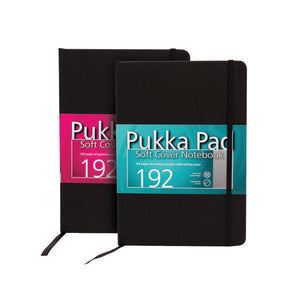 Pukka Pad Signature Soft Cover Notebook Casebound A5 Black (Pack of 3) 6981-SIG