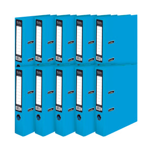 Pukka Brights Lever Arch File A4 Blue (Pack of 10) BR-7761