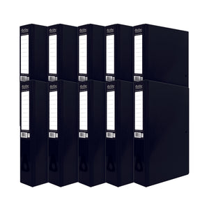 Pukka Brights Box File Foolscap Black (Pack of 10) BR-7773