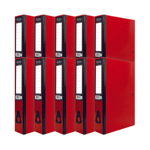 Pukka Brights Box File Foolscap Red (Pack of 10) BR-7774