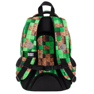 School Bag 17 Inch - Pixel Cubes