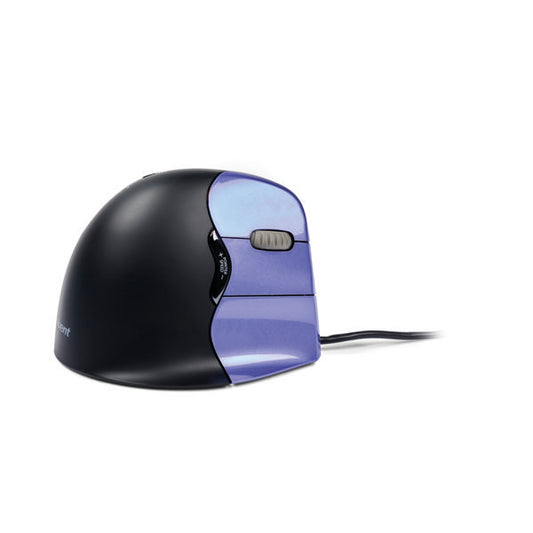 Bakker Elkhuizen Evoluent 4 Small Wired Right Handed Vertical Mouse Blue/Black BNEEVR4S