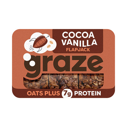 Graze Cocoa Flapjack Punnet (Pack of 9) C002643