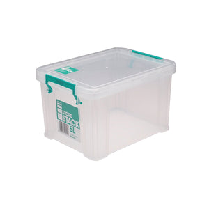 Storestack 5 Litre Storage Box W260Xd190Xh150mm Clear RB90120