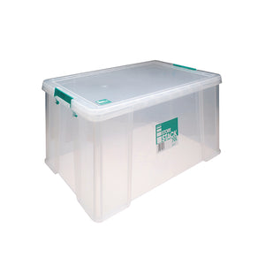 StoreStack 70 Litre Storage Box W660xD450xH320mm Clear RB90126